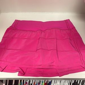 Lululemon Sonic Pink Pace Rival Skirt